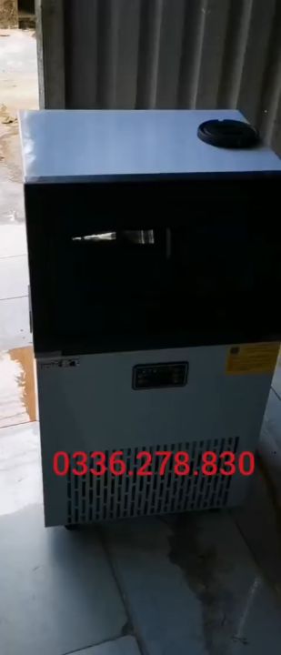Máy làm đá viên thế hệ mới, công suất 100kg/ngày, thương hiệu Frestec, sản xuất theo tiêu chuẩn Nhật Bản, màn hình điều khiển thông minh. (Không đánh giá ảo)