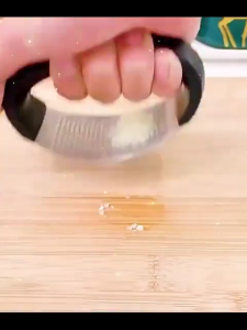 Best Seller Stainless Steel & Plastic Handle Garlic Press Hand Presser With FREE PEELER | Stainless Steel Garlic Press Rocker - Professional Grade Garlic Mincer Crusher and Garlic Presser | Peeler | Garlic Press | Garlic Crusher