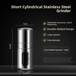 KuaKe | Stainless Steel Manual Pepper Grinder