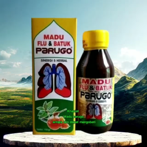 Madu PARUGO Flu & Batuk Asli Original