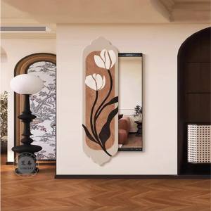 Wall Mirror Full Length Mirror With Storage Full Body Mirror Wall Mount Mirror With Rack Wall Mirror Full Length Vintage Concealed Design with Closure 镜子全身