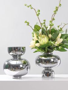 จิวเวลรี่ตกแต่งบ้านสไตล์จีนใหม่ ต้นไม้แก้วหัวเราะสีเงินสำหรับตกแต่งห้องนั่งเล่น ห้องทำงาน ห้องอาหาร ห้องน้ำ โรงแรม โต๊ะกาแฟ