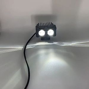 Lampu Sorot Tembak Laser SQL LED Motor Mobil Foglamp 60W SQL 2PCS 2 Mata 2 Warna High Low Putih Kuning Driving Waterproof Lampu Tembak Sorot LED Mini Laser Gun Sangat terang Universal Lampu Tembak Laser Led Mini 2 Warna