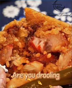 Zongzi Dragon Boat Festival Meat Sweet Zongzi Salted Egg Yolk Red Bean Paste Gift Box