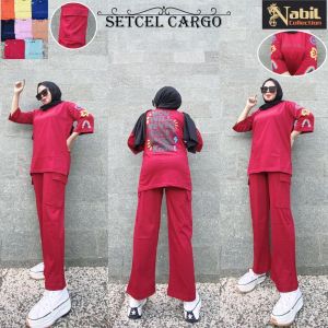 SETCEL TERBARU SETCEL VIRAL LD 110 BY NABIL COLLECTION SETCEL LENGAN 3/4