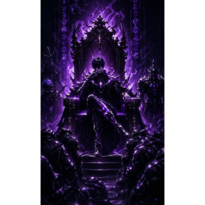 Kayou | 500/1000/1200/2000 PCS Jigsaw Puzzles On the Throne Anime Character Family Activity Games for Gameroom Bedroom Home Decor
