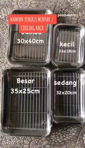 (TERMURAH) SET COOLING RAK DAN NAMPAN STAINLISS ANTI KARAT