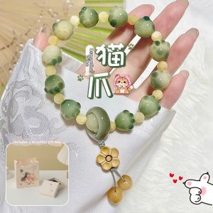 Girlfriend Birthday Gift Cat Claw Bodhi Bracelet