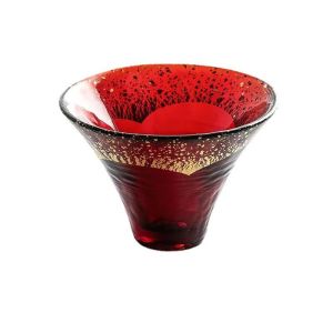 INS Zuomu Handmade Crystal Glass Gold Foil 8000 Generation Sake Cup Mt. Fuji Cup Blessing Cup Gift Box Wine Glass