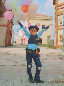 ชุดคอสเพลย์จูดี้ แรบบิท ตำรวจจากภาพยนตร์ซูโทเปีย ชุดเต็ม ดีไซน์ดิสนีย์ ลายสัตว์ ชุดคอสเพลย์อนิเมะสไตล์นักเรียน ปี น่ารัก