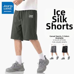 Jeanswest | Icy Silk Mens Shorts Loose Running Sport Summer Moisture Wicking