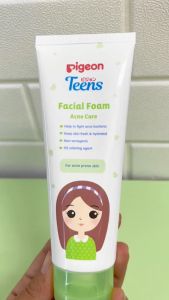 PIGEON Teens Facial Foam For All Skin Types / Acne Care / Daily Care Sabun Wajah Muka 40ml 100ml