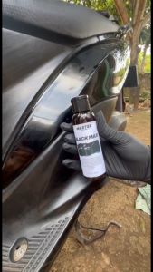 2 Pcs Super Black Magic Penghitam Body Kasar Motor Dan Mobil Permanent Satu Kali Pakai Selamanya