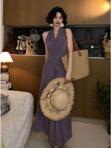 CHANGTONG | Glamorous Unique V-Neck Sleeveless Maxi Dress