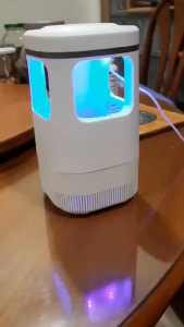 USB Rechargeable UV Mosquito Killer Lamp Chemical-Free Silent Bug Trap for Bedroom Office Home Eco-Friendly