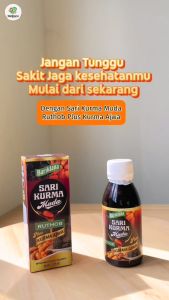 [BISA COD + GARANSI + BERHADIAH] SARI KURMA Muda Ruthob Plus Kurma Ajwa - BPOM 125 ml