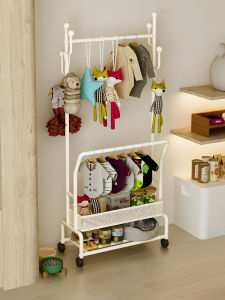 ตู้เสื้อผ้าสัตว์เลี้ยงแบบเคลื่อนที่ได้ ตู้เสื้อผ้าตั้งพื้นสำหรับแมวและหมาขนาดเล็ก ตู้เสื้อผ้าแบบแขวนสำหรับใส่เสื้อผ้าสัตว์เลี้ยงในบ้าน ตู้เสื้อผ้าสำหรับตกแต่งบ้าน