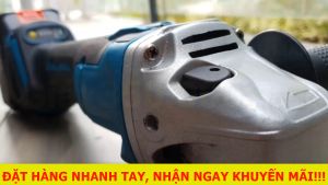 Máy mài góc dùng pin chống sốc lưỡi phụ kiện đầy đủ bảo hành 6 tháng