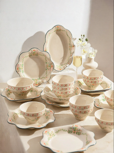 MODERN SWEETHOME | Elegant Household Underglaze Colored Dinnerware