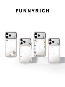 FUNNY RICH | Magnetic Gradient Transparent Cute Case for iPhone