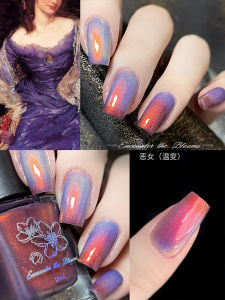 Encounter the Blooms Fairy Tale Series Aurora Green Field Flower Sea Villain Nail Polish Non-Removable Oil-Based Nail Decor