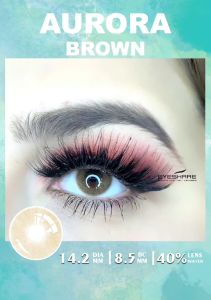 LensFine light-colored lens100°-600° 2 contact lens natural at soft contact lenses Yearly Disposable Libreng pagpapadala sa buong tindahan