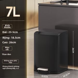 Thùng Rác Đạp Có Dung Lượng Lớn