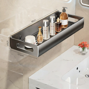 SHENFAN | Suction Cup No-drill Bathroom Storage Rack