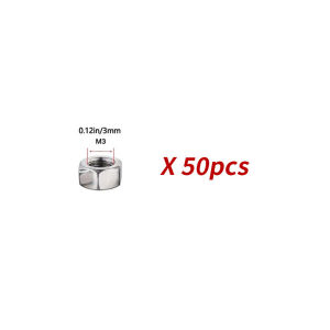 Hexagonal Nuts Hardware Accessories Nuts M2 M2.5 M3 M3.5 M4 M5 M6 M8