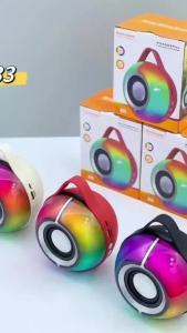 SY-333ลำโพงพกพาBluetoothเชื่อมต่อพร้อมกันได้สองตัวได้อย่างรวดเร็วเสียงเบสลึกเสียงใสเคลียร์