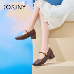 Josiny | French Style Womens Mary Jane Loafers Low Heel 2026 New