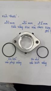 Phíp xăng cnc nguyên khối xài cho các loại bình xăng con zin