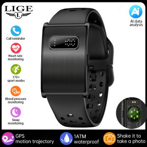 LIGE | LIGE Smart Watch Heart Rate Blood Pressure Monitor Pedometer Sports Fitness Tracker Electronic Bracelet Men Women Smartwatch Man