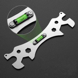 Multifunctional Wrench Bend Angle Leveling Wrench Shower Faucet Universal Repair Wrench Bathroom Maintenance and Installation