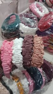 (RANDOM) Bando Nagita Slavina Scrunchie Headbands Korea Wanita Dewasa