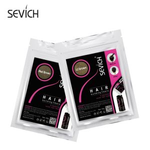 Sợi Tạo Độ Phồng Tóc SEVICH 50g Che Phủ Tóc Rụng Tạo Kiểu Keratin Nối Mi Màu Đen Dạng Bột
