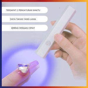 LED UV Lamp Portable/ Lampu UV Aksesoris Nail Art 9 Watt / uv led nail portable mini