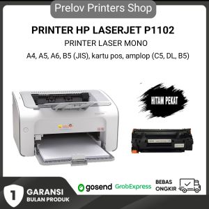 PRINTER  HP LASERJET 1102 + TONER 85A TINGGAL PAKAI SAJA   ( SECOND BERGARANSI 3 BULAN )