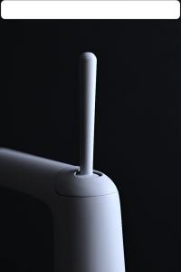 AIM Rocker Deck Mounted Single Lever Luxury Rose Gold Matte Brass Basin Mixer Hot and Cold Water Faucet