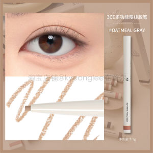 3CE Ultra Fine Brown Eyeliner Pen Milk Chocolate Light Nude Makeup Waterproof Non Smudging Womens Cosmetic Korean Imported