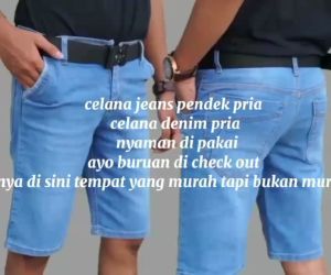 PROMO== CELANA JEANS PENDEK//CELANA JEANS COWOK