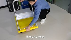 Super Heavy Duty Foldable Handle Platform Trolley 360° Rotation Wheel Moving Items Hand Push Cart / Troli Letak Barang