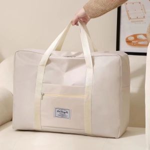 Thickened Oxford Cloth Travel Bag Quilt Storage Bag Moving Packing Bag Waterproof Cotton Quilt Bag for Travel Storage Organization