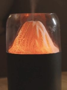 Máy Xông Tinh Dầu Hiệu Ứng Núi Lửa Phun Trào Cực Đẹp Máy Làm Ẩm Nano Không Khí Thơm Phòng Ánh Sáng 7 Màu Trang Trí