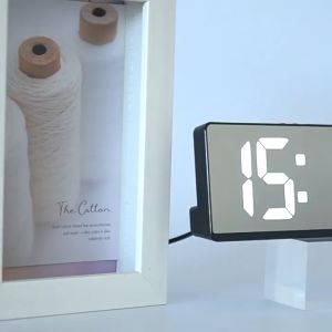 Đồng Hồ Để Bàn LED Màn Hình LCD Báo Thức Cảm Biến Âm Thanh đồng hồ led báo thức