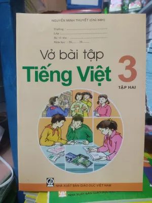 Toys Vở bài tập tiếng việt 3 tập 2+ 2 cây bút chì( cam)
