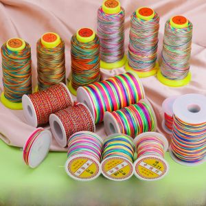 Dragon Boat Festival Colorful Rope DIY Hand Weaving Bracelet Five-Color Egg Pocket Colorful Cord Colorful Colorful Hair Braiding String Material