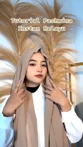 (PROMO) PASHMINA MELAYASIA INSTAN Pashmina Instant Tali malay Melayu diamond premium
