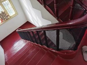 Kids Stair Protection Net Baby Railing Handrail Drop-Resistant Anti-Fall Fence Safety Net Gap Baffle Punch-Free