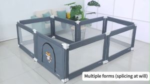 Game Fence Foldable Indoor Baby Floor Living Room Indoor Toddler Fence Crawling Fall-resistant Childrens Fence